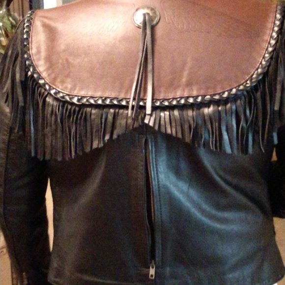 Harley Davidson leather ladies motorcycle jacket - Picture 2 of 7